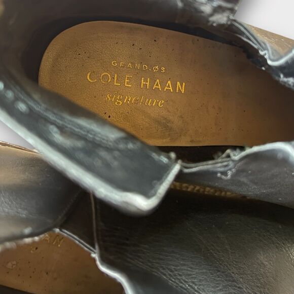 Cole Haan Black Leather Ankle Boots Size 6.5 – Minimalist, Classic, Comfortable - Picture 3 of 6